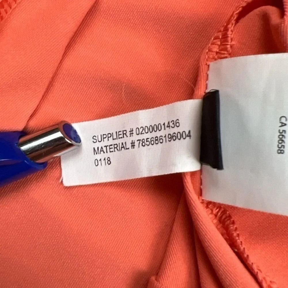 Ralph Lauren RLX Shirt‎ Mens Large Orange Short Sleeve Polo Golf Wicking READ!